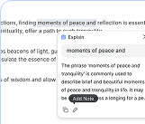 Deep concept breakdowns and instant doubt resolution